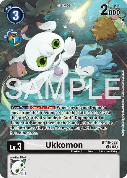 Ukkomon — Limited Card Pack -Billion Bullet- card
