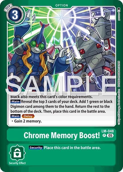 Chrome Memory Boost! — Limited Card Pack -Billion Bullet- card