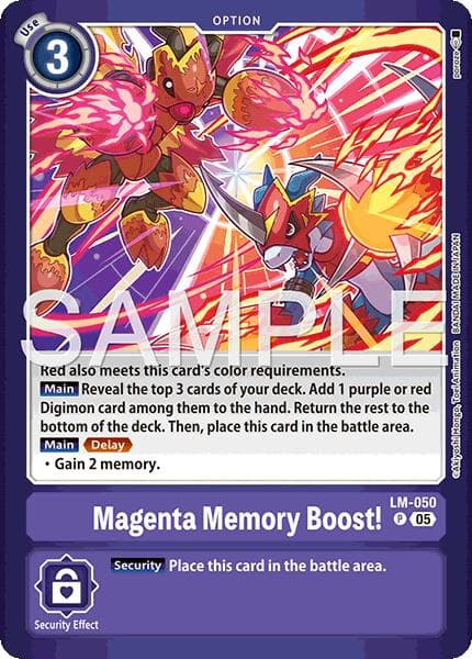 Magenta Memory Boost! — Limited Card Pack -Billion Bullet- card
