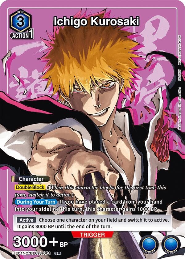 Ichigo Kurosaki — UE01NC: New Card Selection: BLEACH: Thousand-Year Blood War card