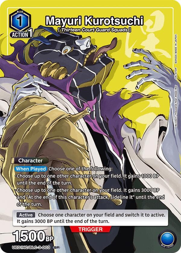Mayuri Kurotsuchi — UE01NC: New Card Selection: BLEACH: Thousand-Year Blood War card