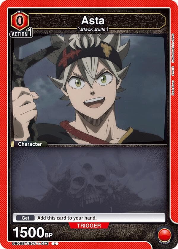 Asta (073) (Box Topper Foil) — UE08BT: Black Clover card