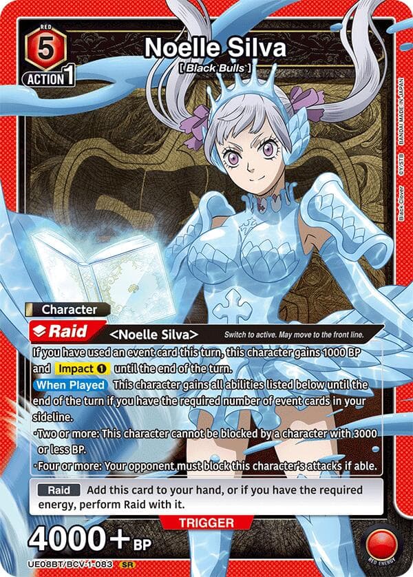Noelle Silva (083) — UE08BT: Black Clover card