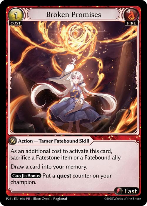 Broken Promises — Promotional Cards card