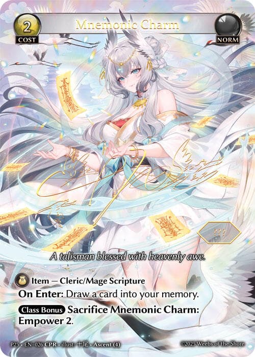 Mnemonic Charm — Promotional Cards card
