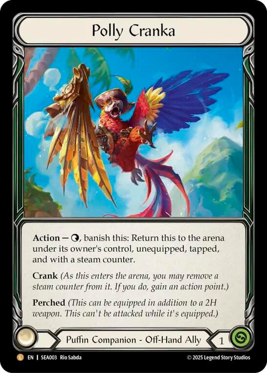 Polly Cranka — High Seas card