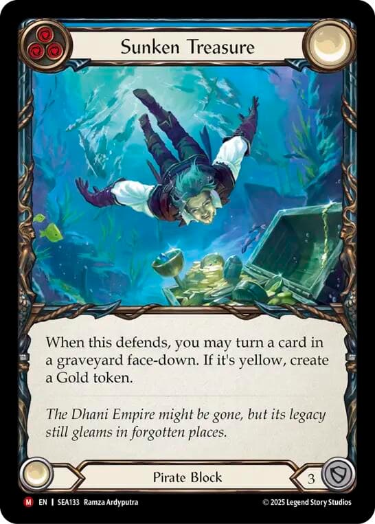 Sunken Treasure — High Seas card