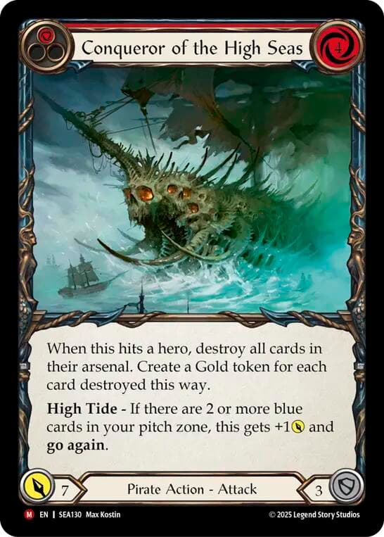 Conqueror of the High Seas — High Seas card