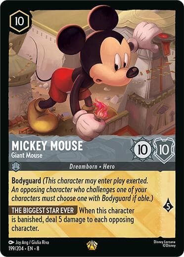 Mickey Mouse - Giant Mouse — Reign of Jafar card