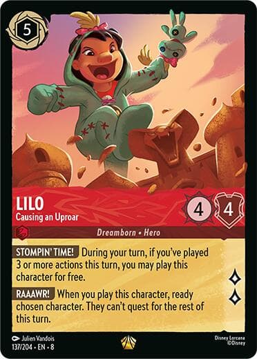 Lilo - Causing an Uproar — Reign of Jafar card