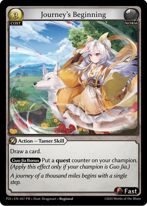 Journey's Beginning — Promotional Cards card