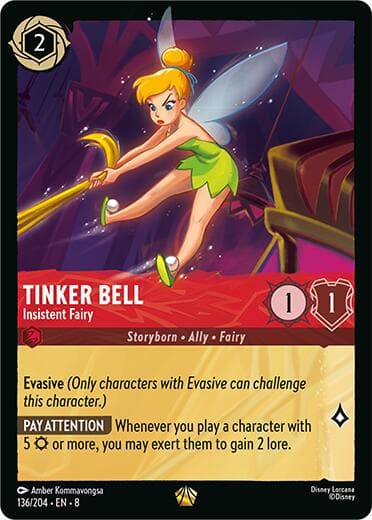 Tinker Bell - Insistent Fairy — Reign of Jafar card