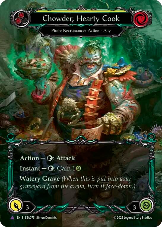 Chowder, Hearty Cook (Marvel) — High Seas card