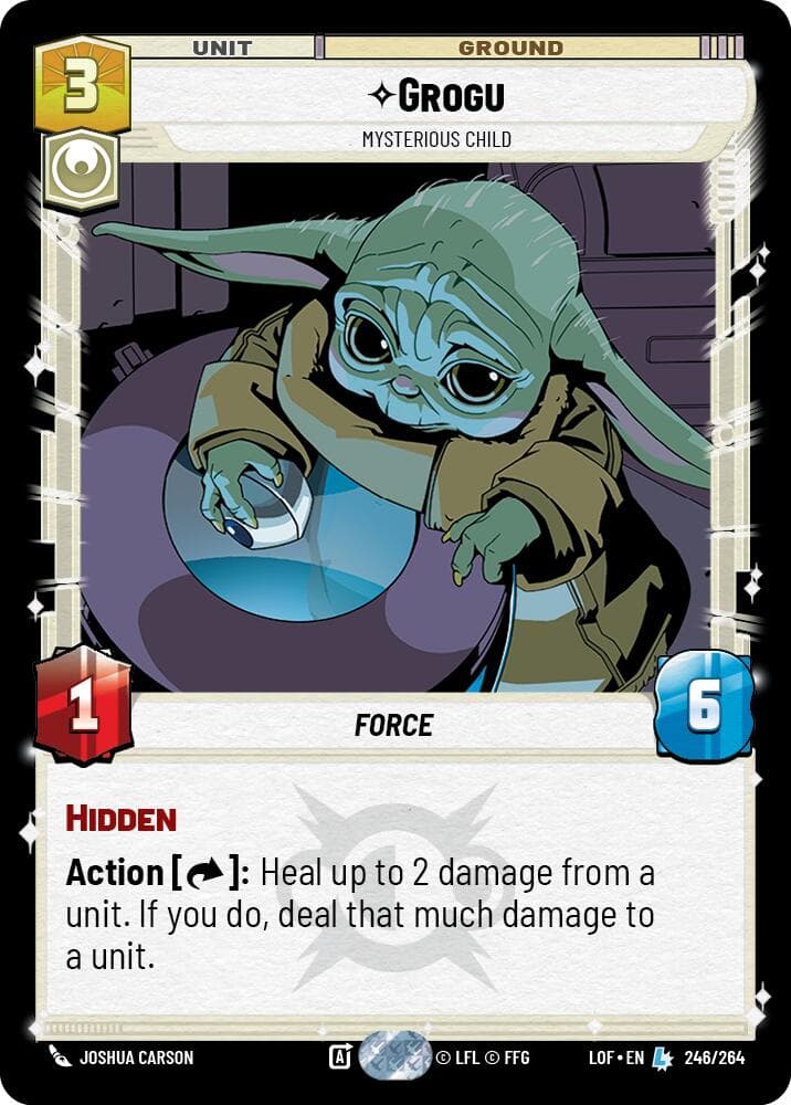 Grogu - Mysterious Child — Legends of the Force card