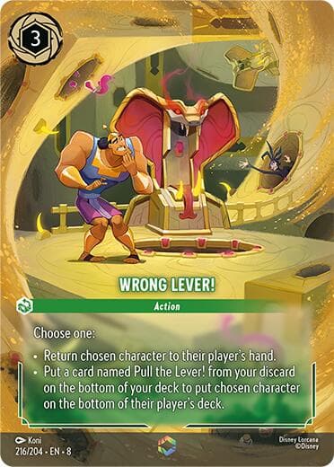 Wrong Lever! (Enchanted) — Reign of Jafar card