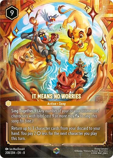 It Means No Worries (Enchanted) — Reign of Jafar card