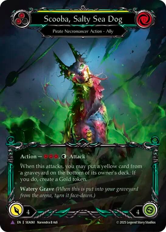 Scooba, Salty Sea Dog (Marvel) — High Seas card