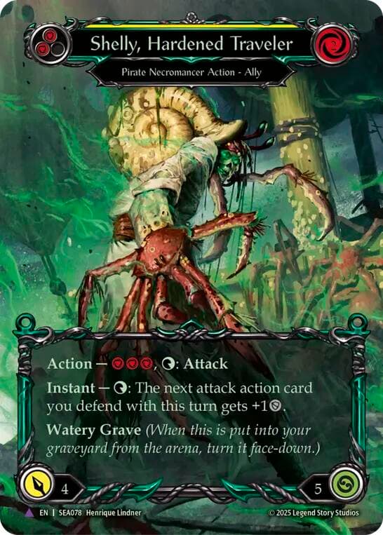 Shelly, Hardened Traveler (Marvel) — High Seas card