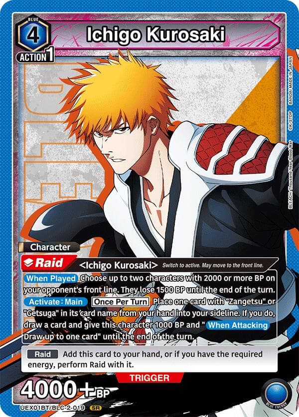 Ichigo Kurosaki (019) — UEX01BT: BLEACH: Thousand-Year Blood War Vol.2 card