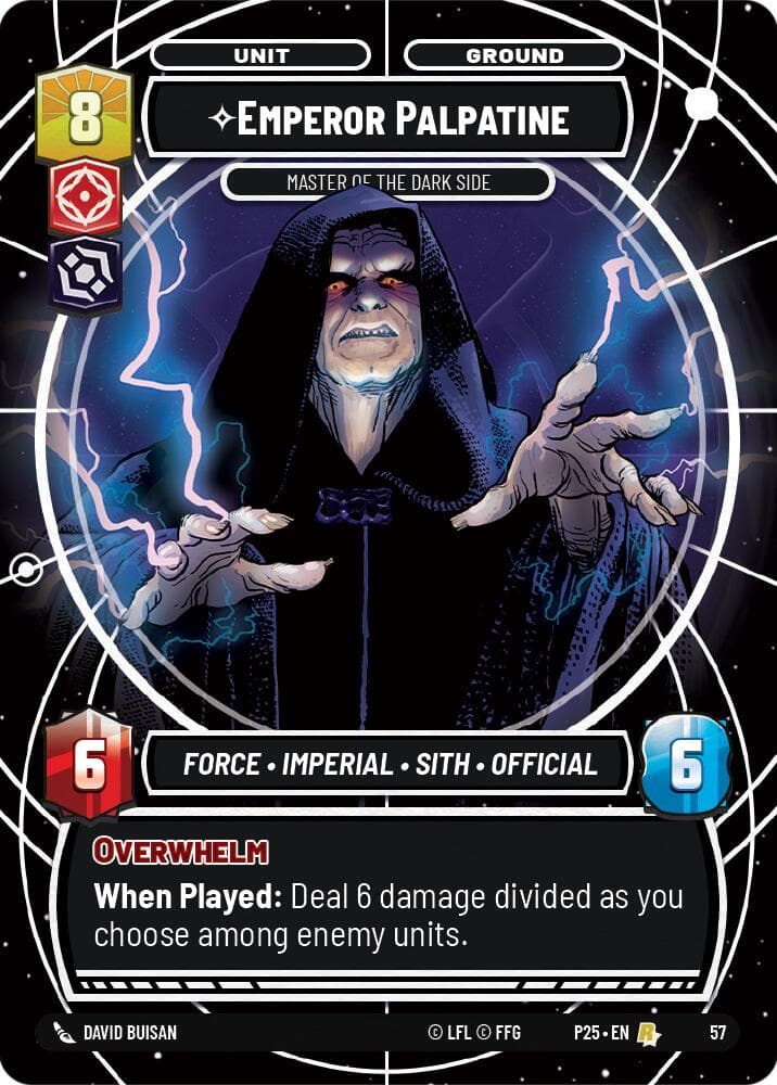 Emperor Palpatine - Master of the Dark Side — Organized Play Promos card