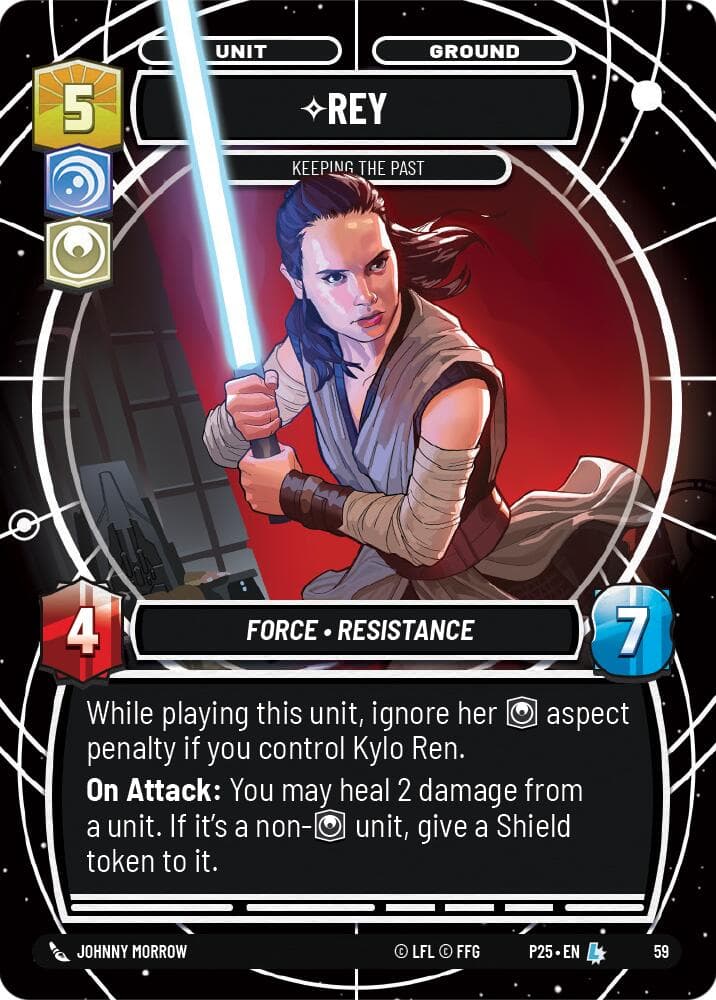 Rey - Keeping the Past — Organized Play Promos card