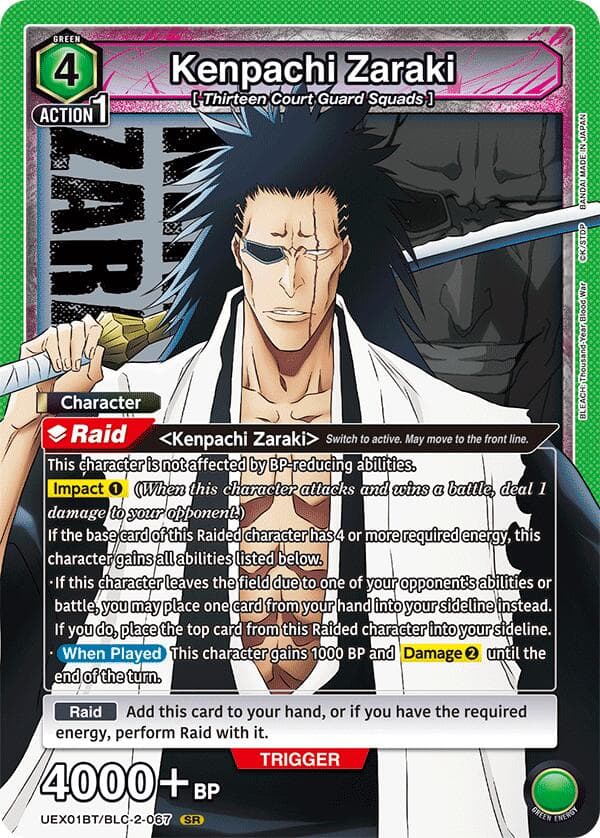 Kenpachi Zaraki (067) — UEX01BT: BLEACH: Thousand-Year Blood War Vol.2 card