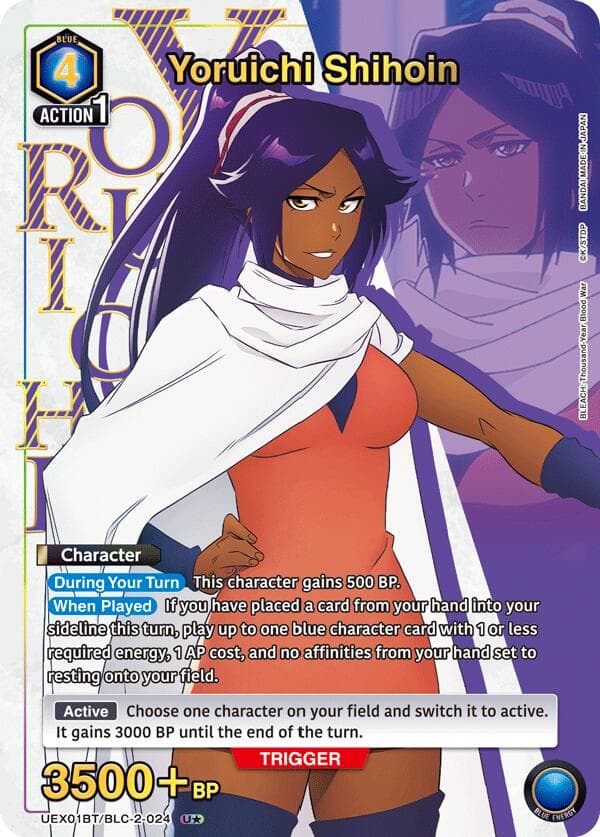 Yoruichi Shihoin (U*) — UEX01BT: BLEACH: Thousand-Year Blood War Vol.2 card
