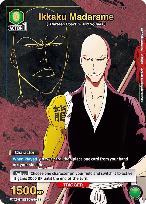 Ikkaku Madarame (C*) — UEX01BT: BLEACH: Thousand-Year Blood War Vol.2 card