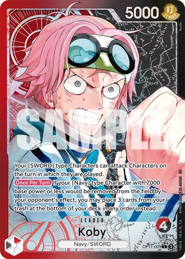 Koby (001) (Alternate Art) — A Fist of Divine Speed card