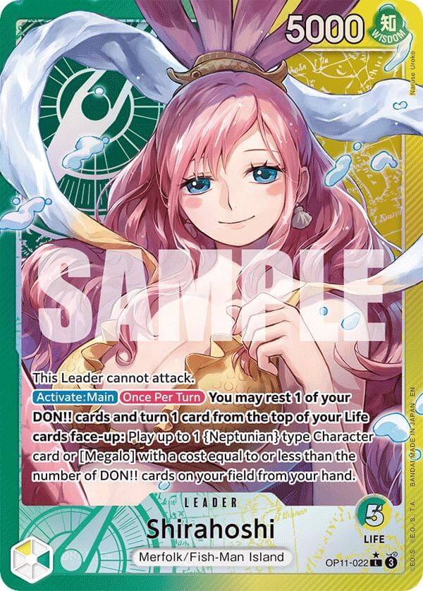 Shirahoshi (022) (Alternate Art) — A Fist of Divine Speed card