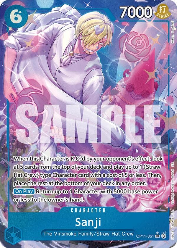 Sanji (Alternate Art) — A Fist of Divine Speed card