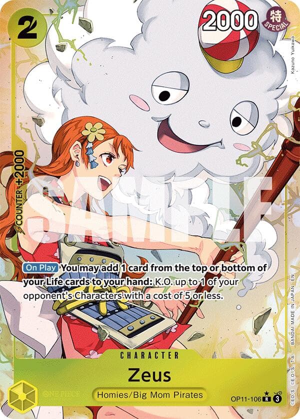 Zeus (Alternate Art) — A Fist of Divine Speed card