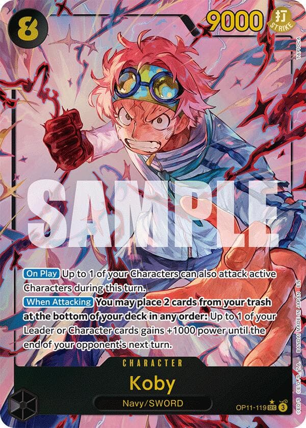 Koby (119) (Alternate Art) — A Fist of Divine Speed card