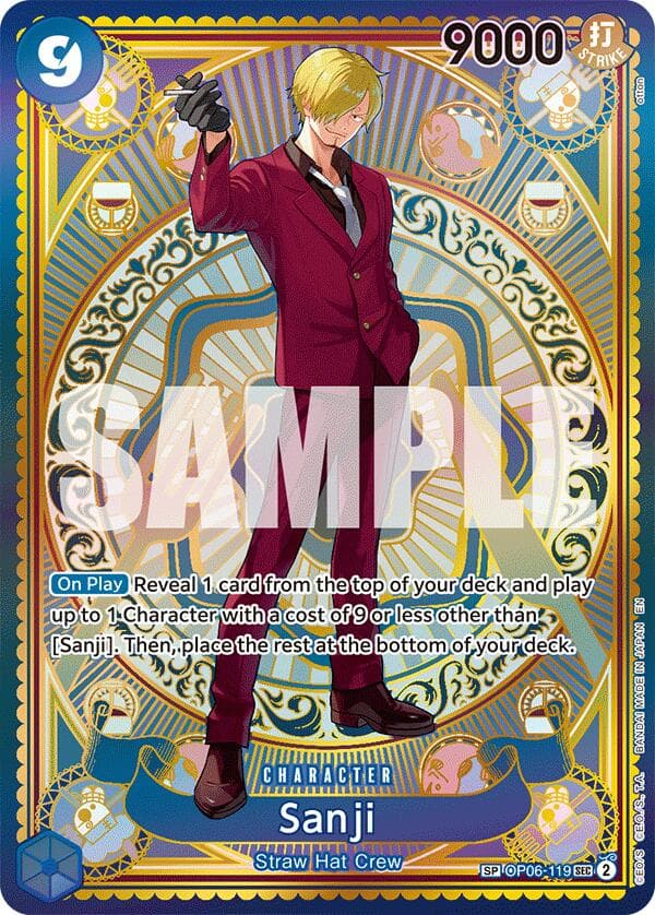 Sanji (SP) — A Fist of Divine Speed card
