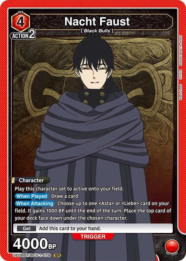 Nacht Faust (079) — UE08BT: Black Clover card