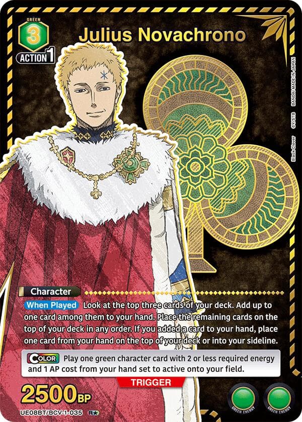 Julius Novachrono (035) (R*) — UE08BT: Black Clover card