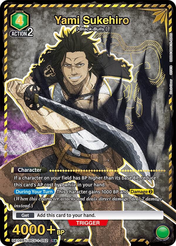 Yami Sukehiro (052) (R*) — UE08BT: Black Clover card