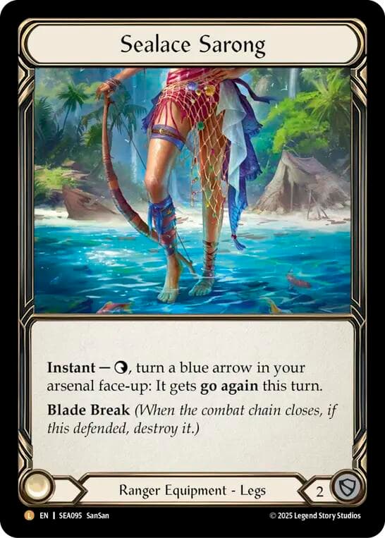 Sealace Sarong — High Seas card