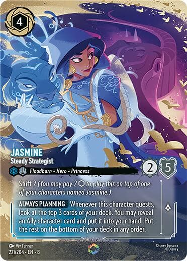 Jasmine - Steady Strategist (Enchanted) — Reign of Jafar card