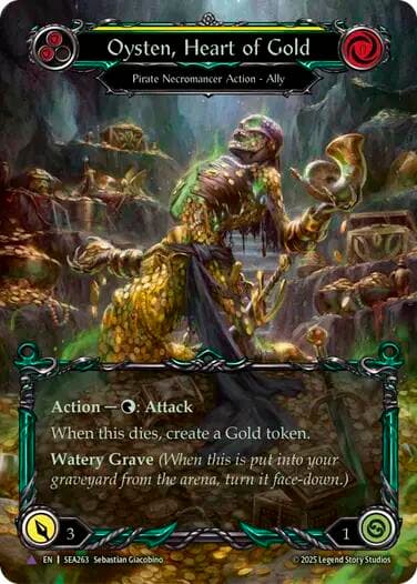 Oysten, Heart of Gold — High Seas card