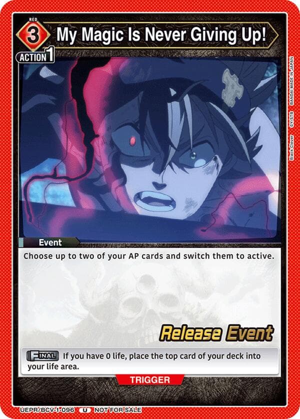 My Magic Is Never Giving Up! — UE08BT: Black Clover Release Event Cards card