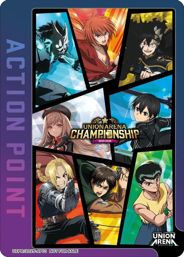 Action Point Card (AP01) (Regionals 25-26) — Union Arena Promotion Cards card