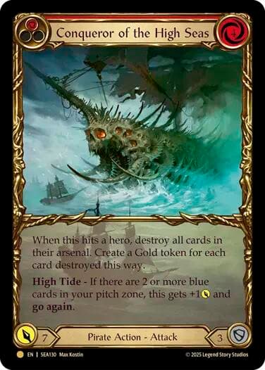 Conqueror of the High Seas (Treasure) — High Seas card