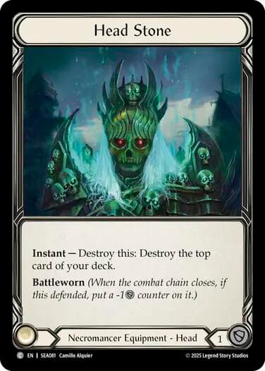 Head Stone (Treasure) — High Seas card