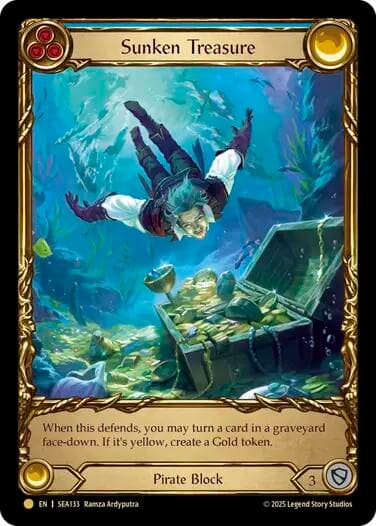 Sunken Treasure (Treasure) — High Seas card