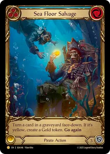 Sea Floor Salvage (Treasure) — High Seas card