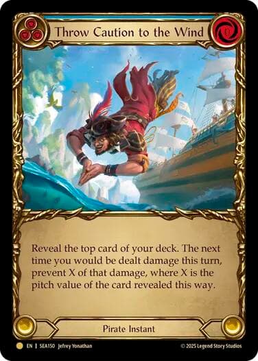 Throw Caution to the Wind (Treasure) — High Seas card