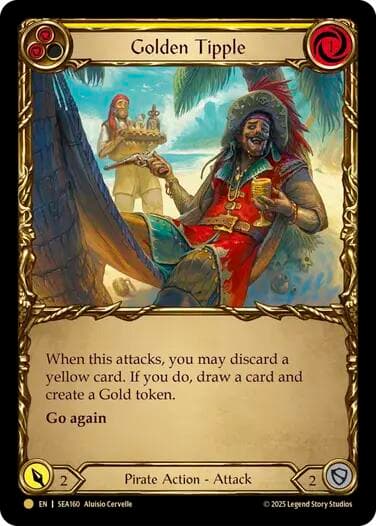 Golden Tipple (Yellow) (Treasure) — High Seas card