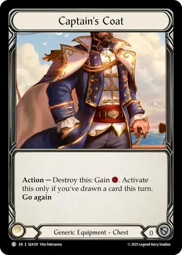 Captain's Coat (Treasure) — High Seas card