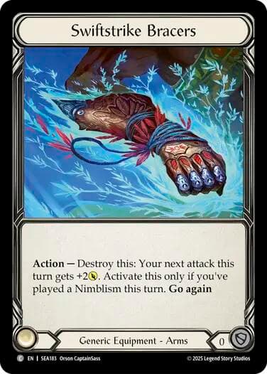 Swiftstrike Bracers (Treasure) — High Seas card
